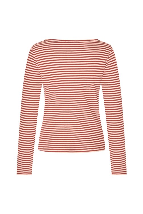 Top V Neck Two Tone Mahogany