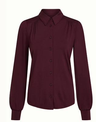Carina Blouse Viscose Light Porto Red