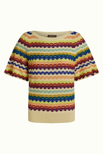 Ivy Wide Top Rise Cream