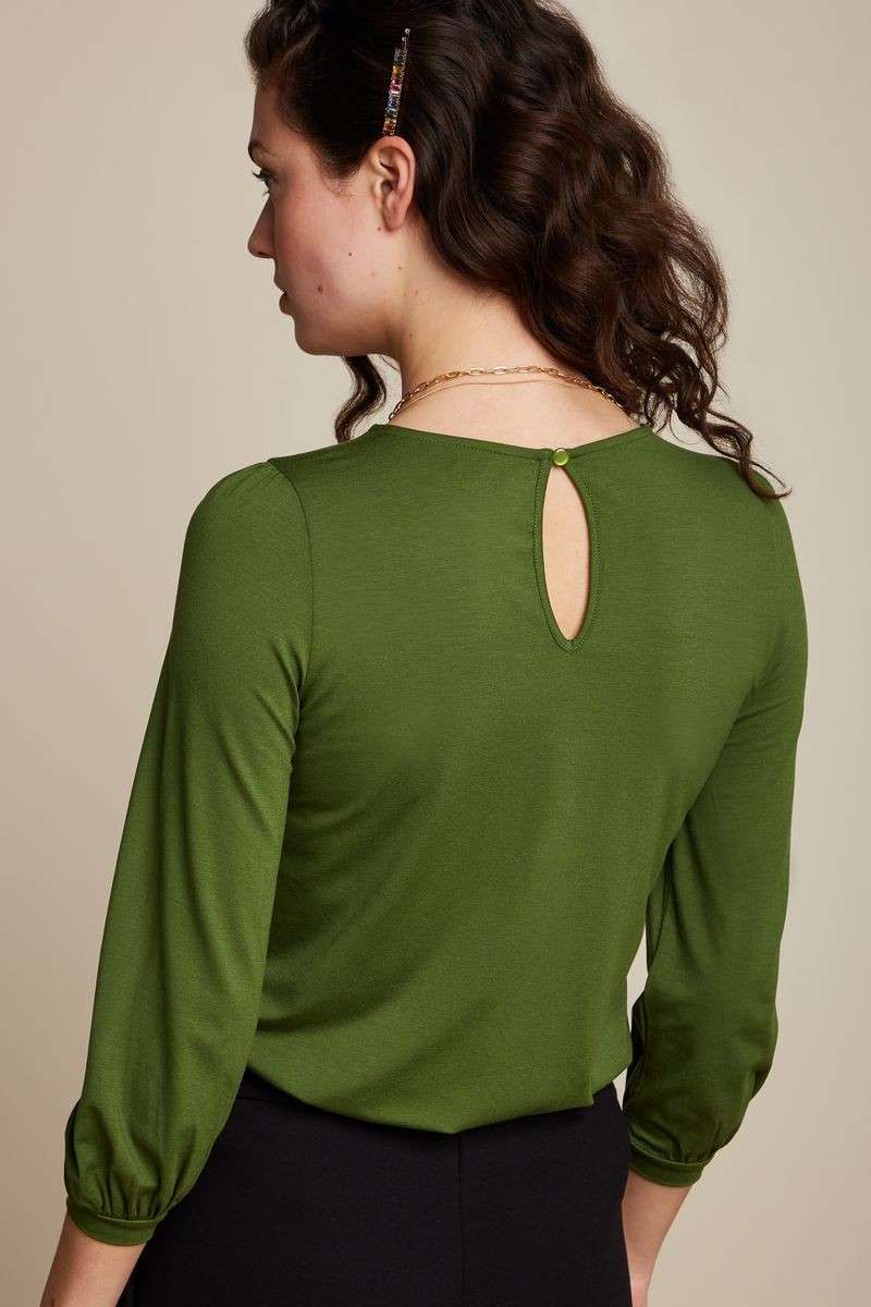 Luella Top Ecovere Light Kale Green