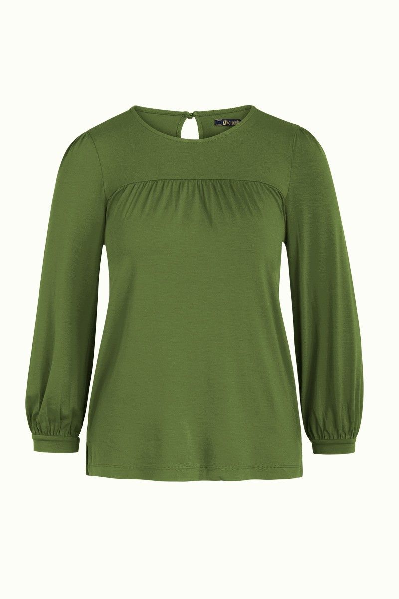Luella Top Ecovere Light Kale Green