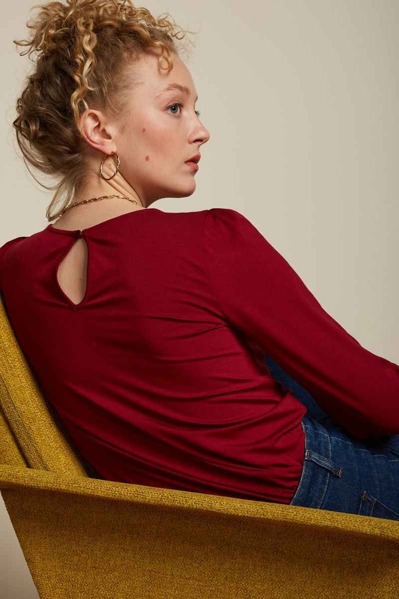 Luella Top Ecovere Light Rumba Red
