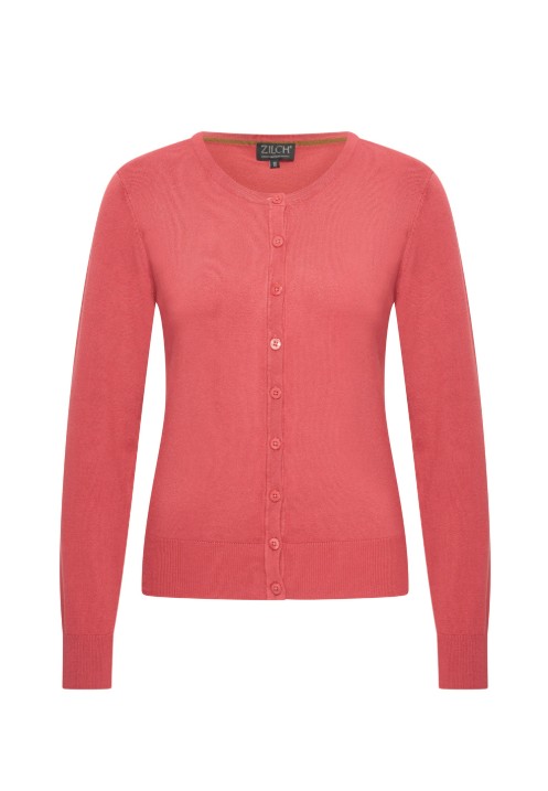 Cardigan Round Neck Lipstick