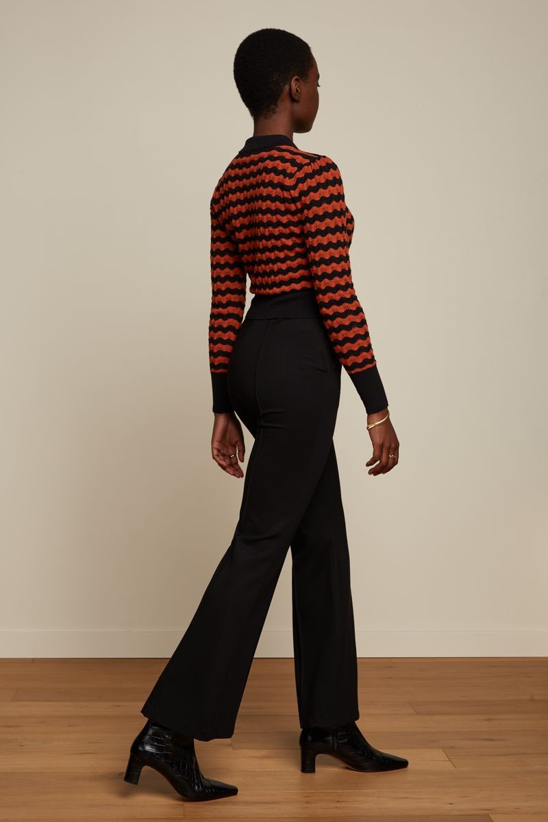 Gael Pintuck Pants Aurora Black