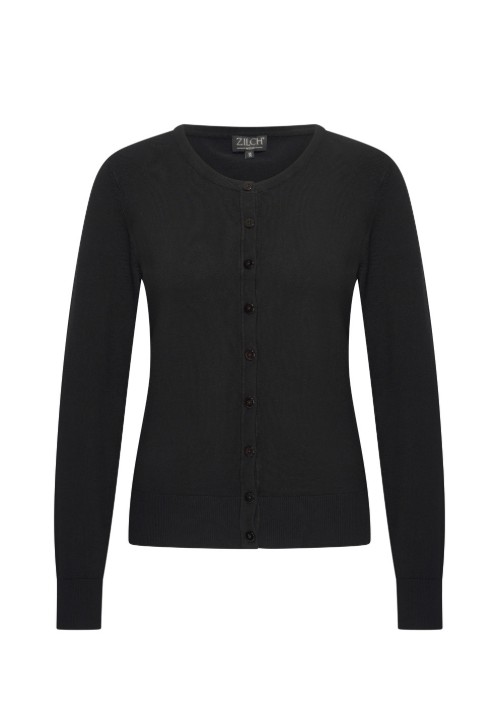 Cardigan Round Neck Black