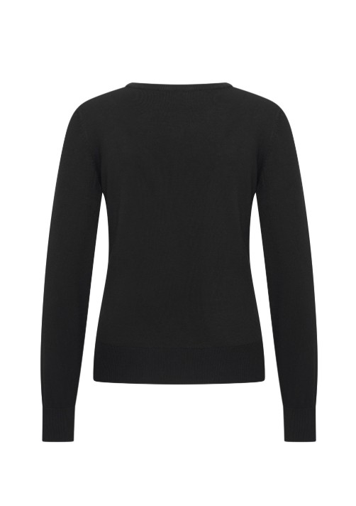 Cardigan Round Neck Black