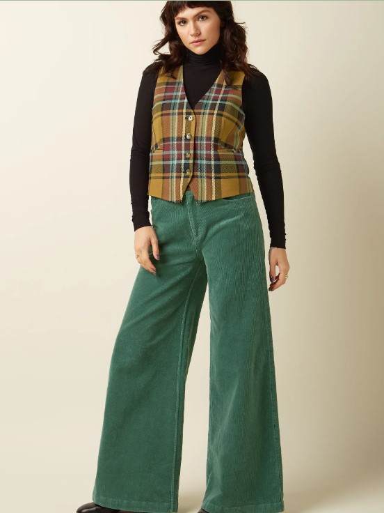 Peppa Pants Corduroy Matcha Green