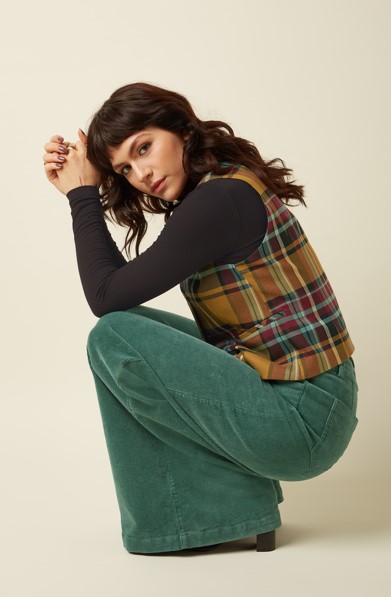 Peppa Pants Corduroy Matcha Green