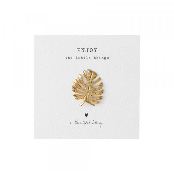 Broche Blad Gold