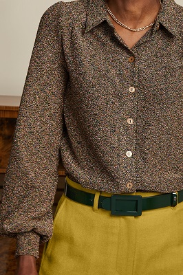 Patent belt Sycamore Green
