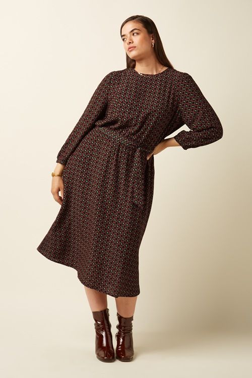 Betty Loose Fit Dress Jazzy Black