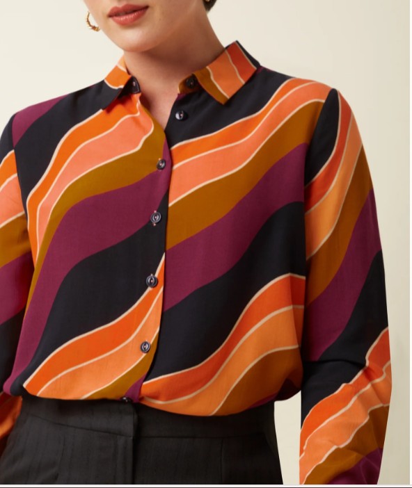 Maisie Blouse Razzle Beaujolais Red