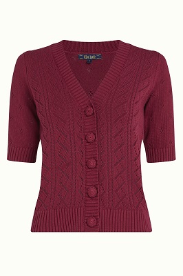 Cardi V Top Maisel Beaujolais Red