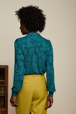 Carina Blouse Pop Up Antique Green