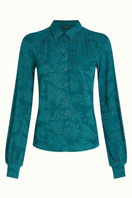 Carina Blouse Pop Up Antique Green