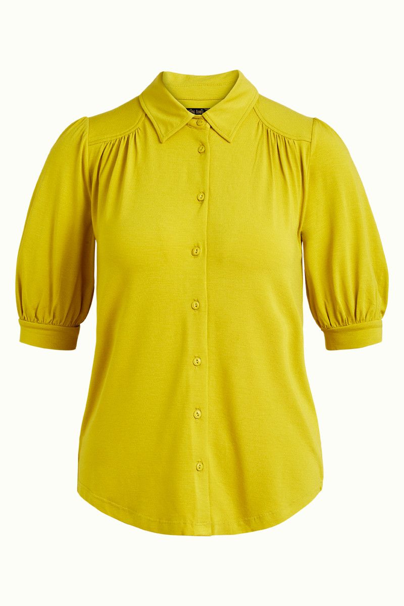 Carina Blouse Ecovere Light Spring Yellow