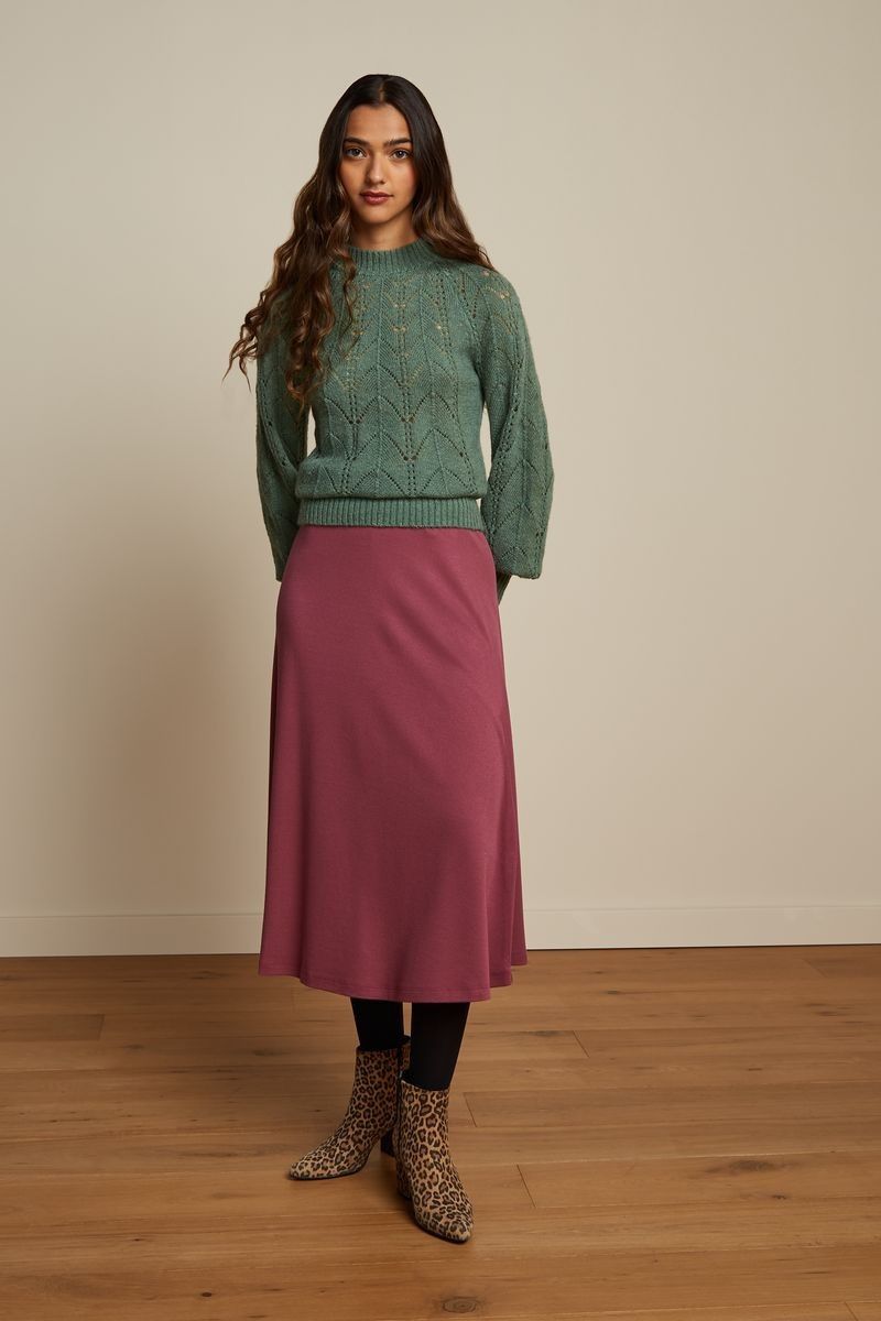 Joanie raglan Top Farfalle Fir Green