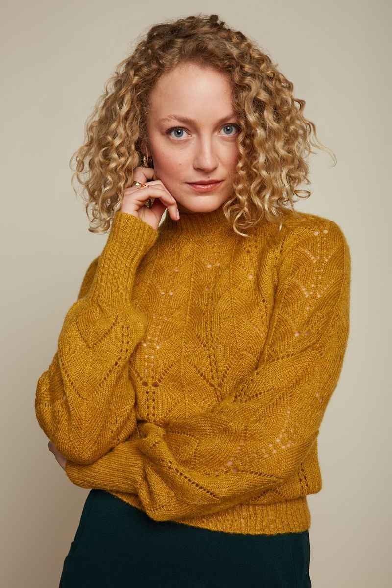 Joanie Raglan Top Farfalle Sunset yellow