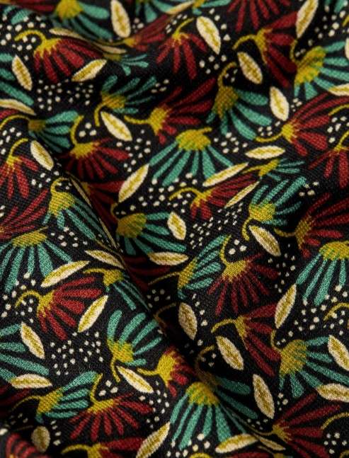 Maisie Blouse Mirth Jersey Rhubarb Red