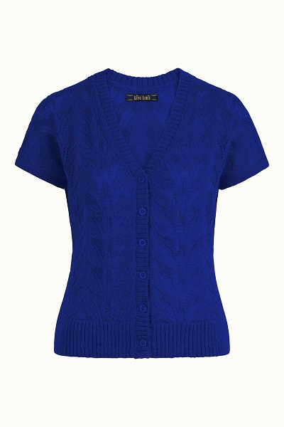 V Button Top Farfalle Midnight
