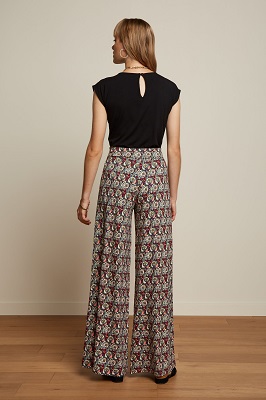 Border Palazzo Pants Navarro True Red