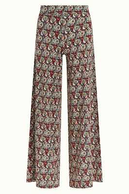 Border Palazzo Pants Navarro True Red