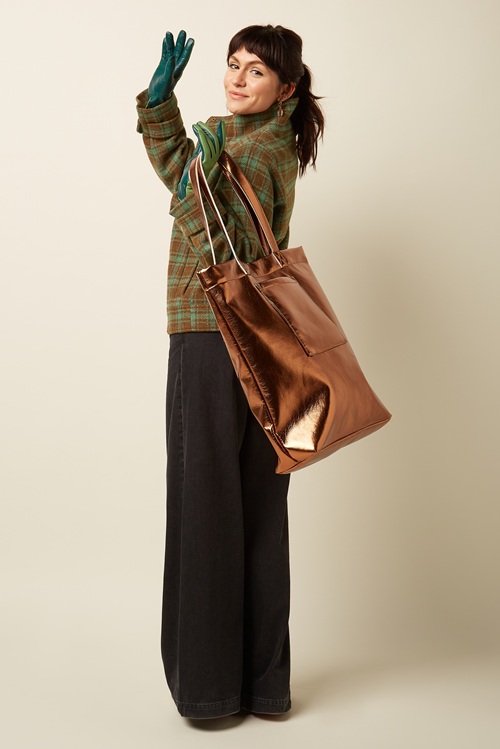 Leather Gloves Pine Green