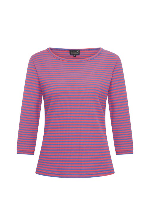 Top Boat Neck Two Tone Blossom