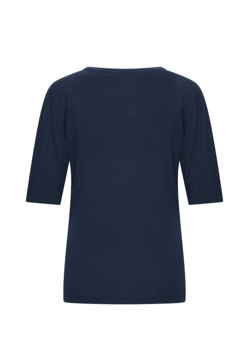 Top V Neck Navy