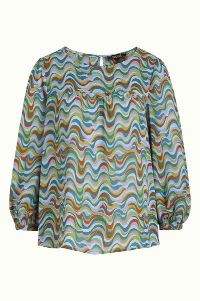 Luella Top Funkadelic Bayberry Green