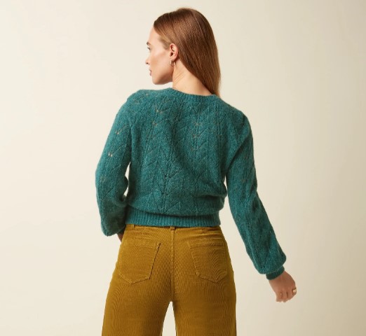Raglan Cardi Bernard Spruced Green