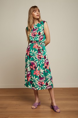 Ellie Dress Riri Aqua Green