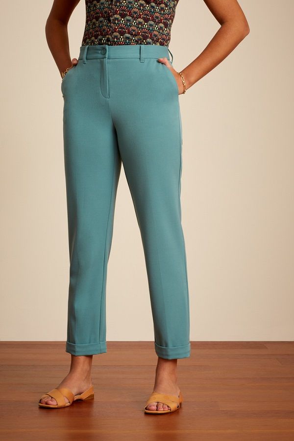 Ann pants Broadway Matcha Green