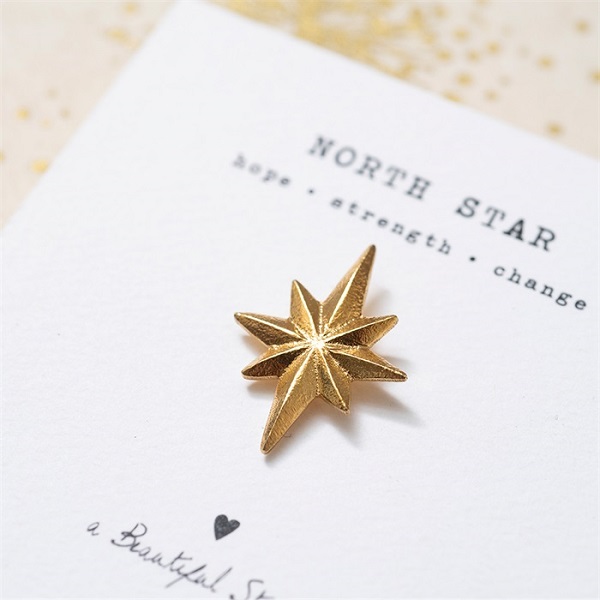 Brooch North Star Gold