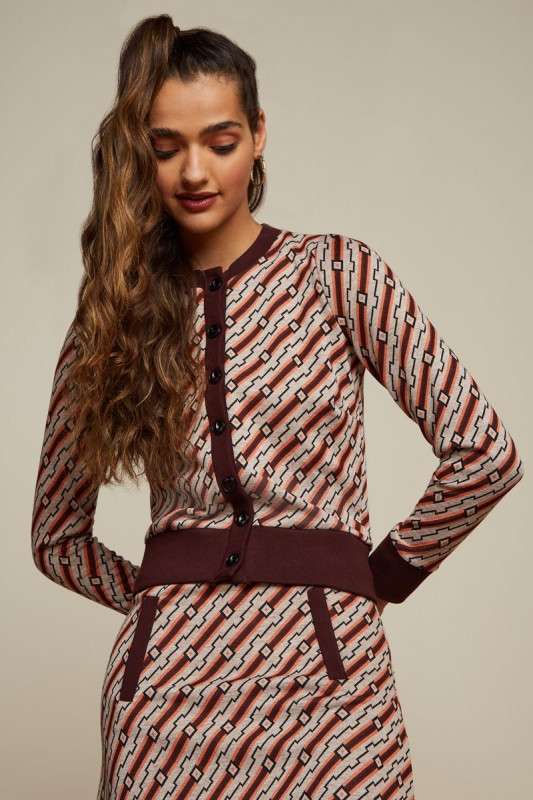 Cardi Puff Gallant Porto Red