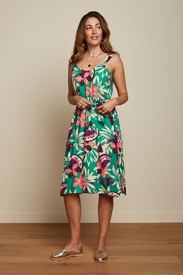 Lenny Dress Riri Aqua Green