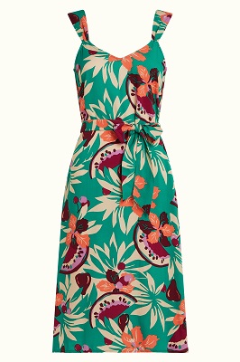 Lenny Dress Riri Aqua Green