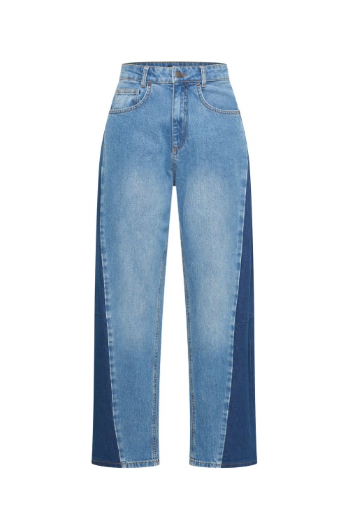 Balloon Leg Blue Denim