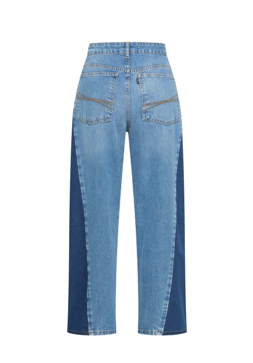 Balloon Leg Blue Denim
