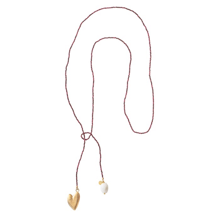 Nova Moonstone Gold Necklace