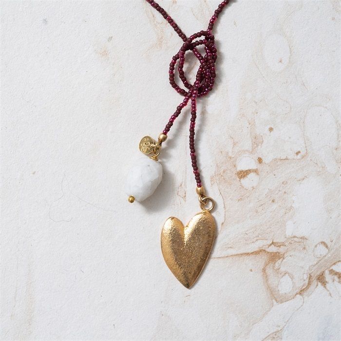 Nova Moonstone Gold Necklace