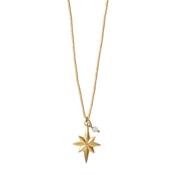 Paradise Moonstone Gold necklace