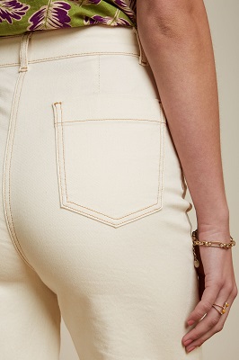 Marcie Pants Safari Denim Ivory