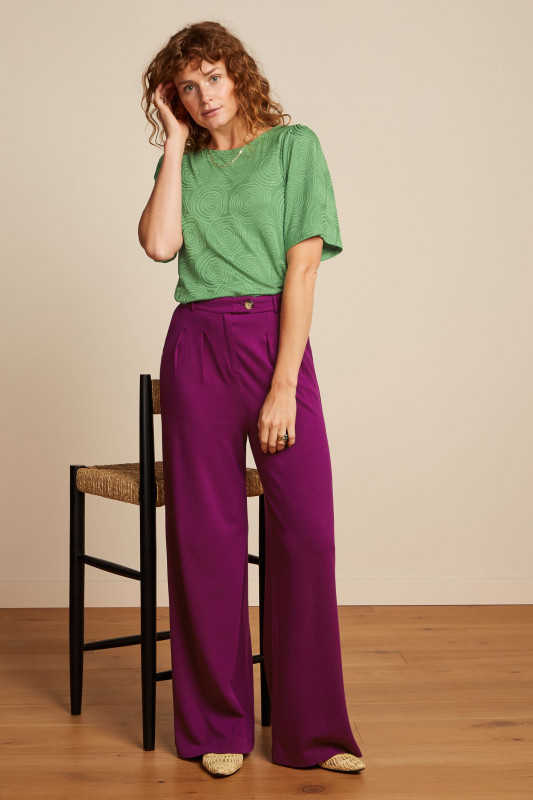 Lizzy Top Pop Up Mineral Green