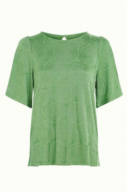 Lizzy Top Pop Up Mineral Green