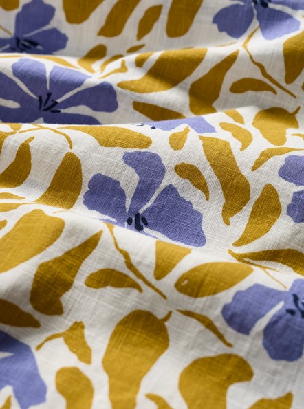 Madem Dress Leafy Floral Chalk Pear