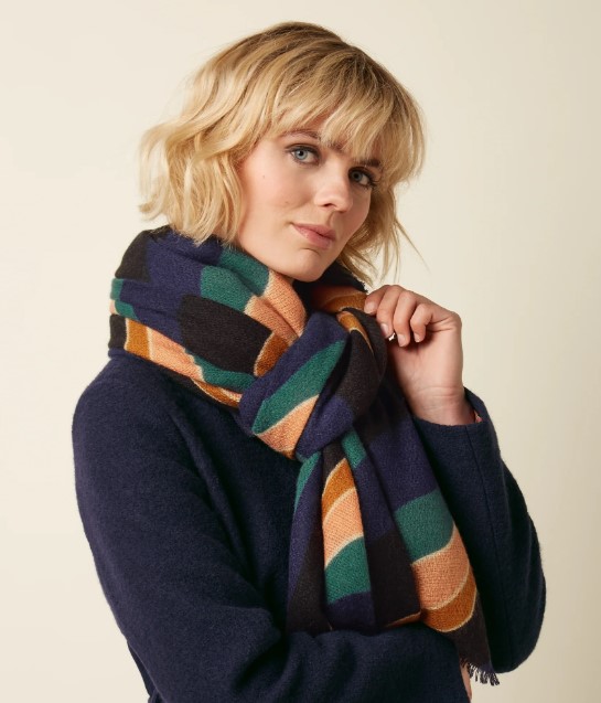 Razzle Scarf Evening Blue