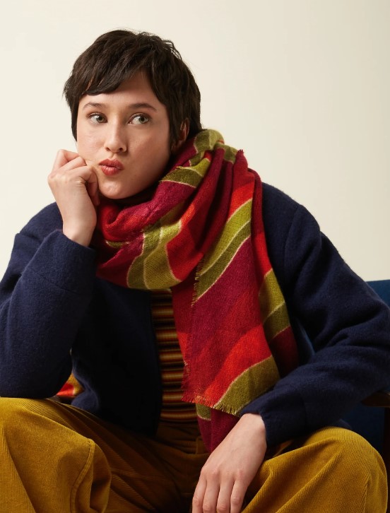Razzle Scarf Rio Red
