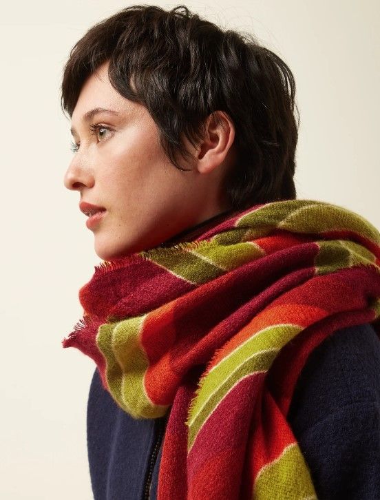 Razzle Scarf Rio Red