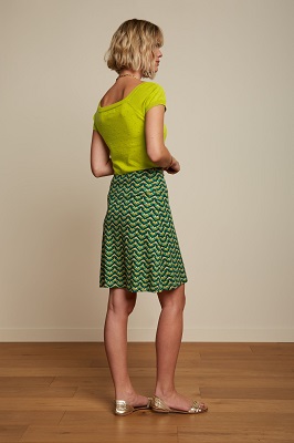 Border Skirt Brazza Jasper Green